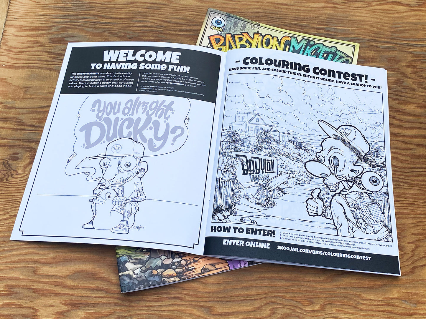 Babylon Misfits Colouring and Activity Book
